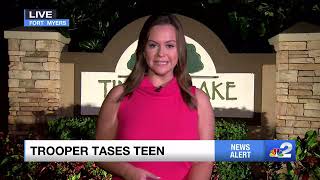 FHP trooper caught on camera tasing a 16-year-old