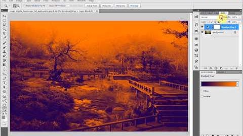 Adobe Photoshop Tutorial - Gradient Maps