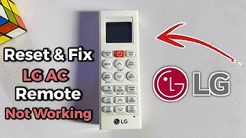 How to Reset LG AC Remote - Fix Remote Issues