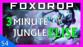 Jungle Elise in 3 Minutes - Diamond Guide | League of Legends Season 4