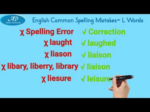 Common Spelling Mistakes-L-Words | Bank, SSC, CAT/MAT/XAT, MEDICAL, Railway & Other Competitive Exam