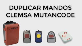 Duplicar mandos Clemsa Mutancode con PCCopy