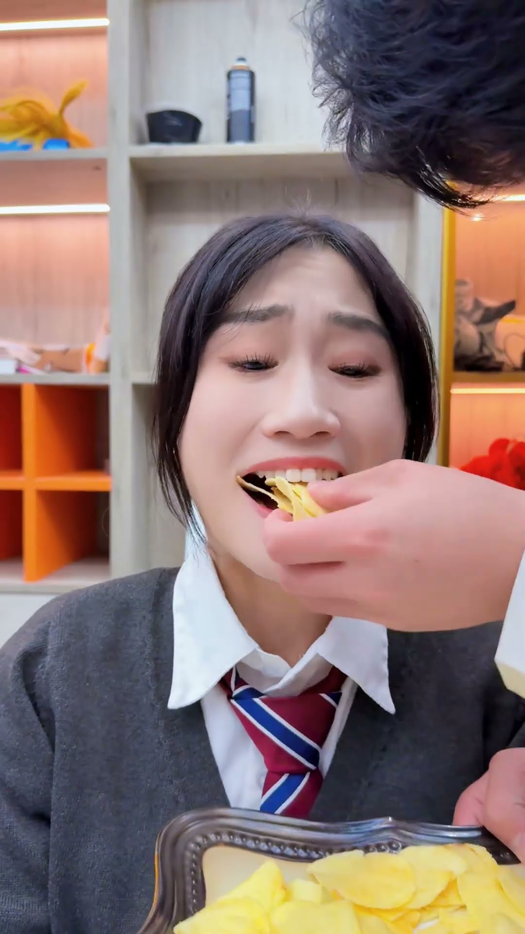 爱吃醋的男朋友把我养成胖子#short #angel #clown