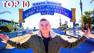 TOP 10 Things To Do in SANTA MONICA! A Travel Guide & Tour of Beachside MUST VISITS in Los Angeles