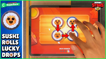 Luckiest Wasabi Sushi Rolls Drop Opening ? #brawlstars