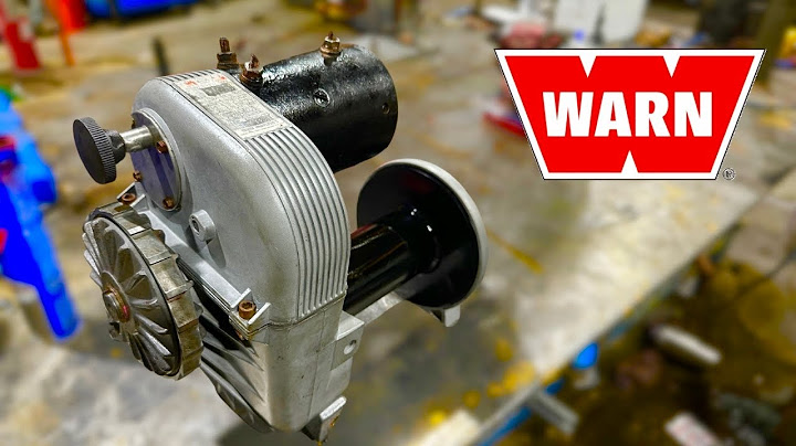 RESTORING a CLASSIC WARN WINCH!!