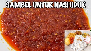 RESEP SAMBEL YANG COCOK UNTUK NASI UDUK !!