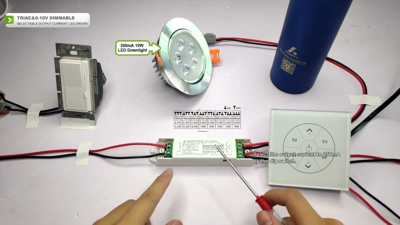 LED DRIVER DIP-SWITCH