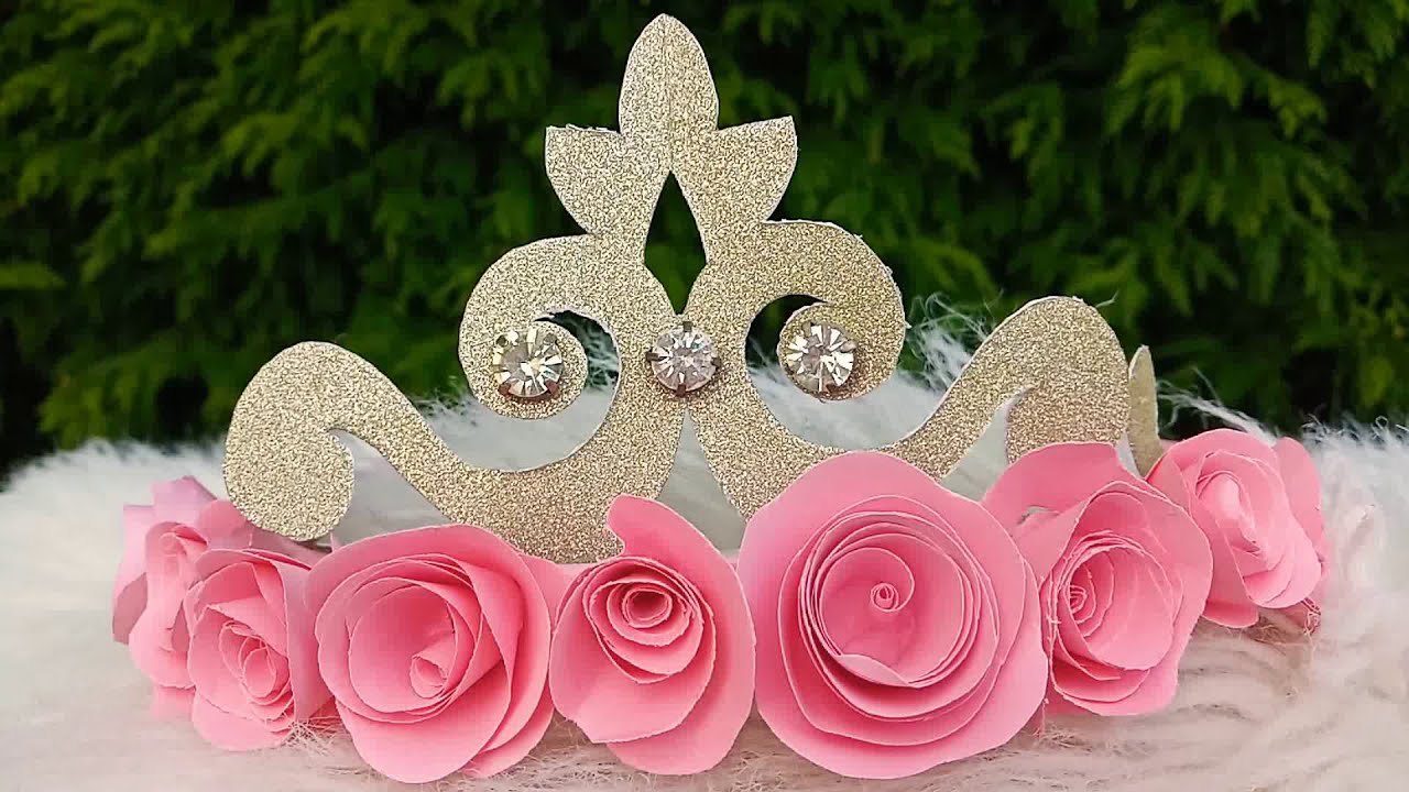 MOM You Deserve A Crown How To Make A Paper Crown Tiara Mother s 