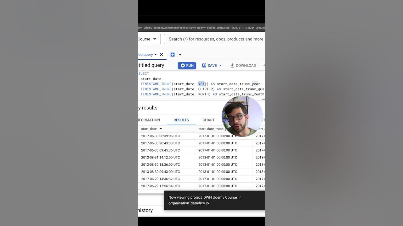 Timestamp Trunc Bigquery