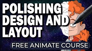 Finalizing a Character in Adobe Animate: Layer Organization + Polish + Render @Incredibletutorials