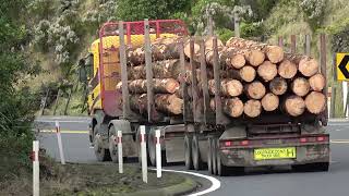 Trucking up the Kaimai Ranges, New Zealand, June 2023 P1