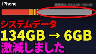 【iPhone】写真を消すのは待って…「システムデータ」は名前のせいで誰も消していません