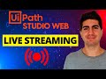 UiPath Studio Web - UI Automation Live Streaming