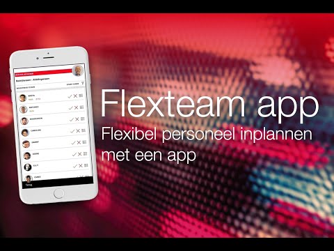 Flexteam app - Unica ICT Solutions - Flexibel personeel inplannen met een app