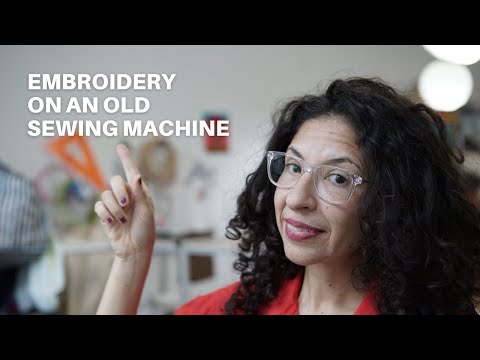 Embroidery on a