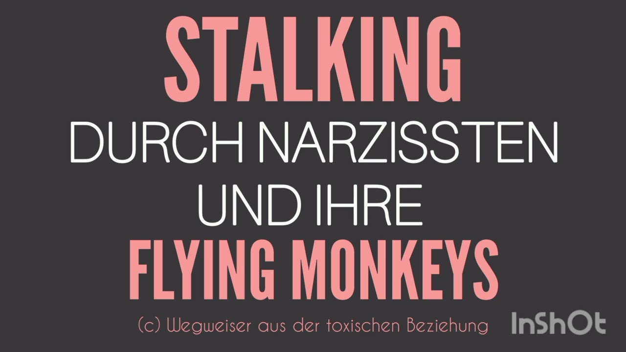 Stalking durch Narzissten und Flying Monkeys [Narzissmus]