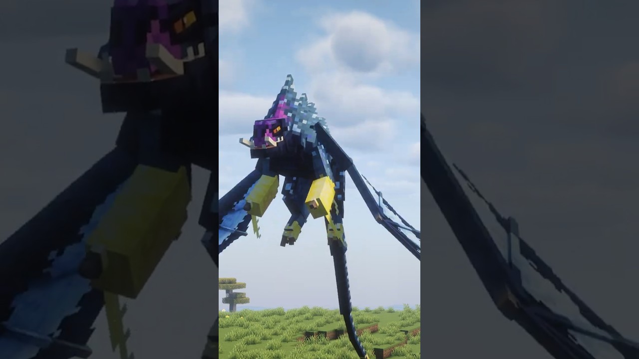 Смертохват в мультфильме «Как приручить дракона» в Minecraft! 