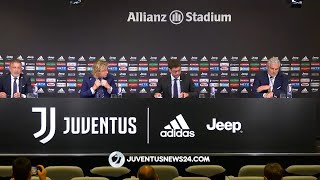 Agnelli press conference: presentation of Juventus' sports department Agnelli press conference: presentation of Juventus' sports department