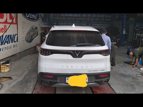 Sơ lược dàn treo, gầm Vinfast Lux SA 2.0 - gara Cường Nguyễn