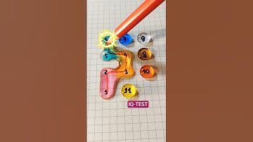 Vẽ một đường nối các giọt nước từ 1 đến 11 #iqtest #quiz #games