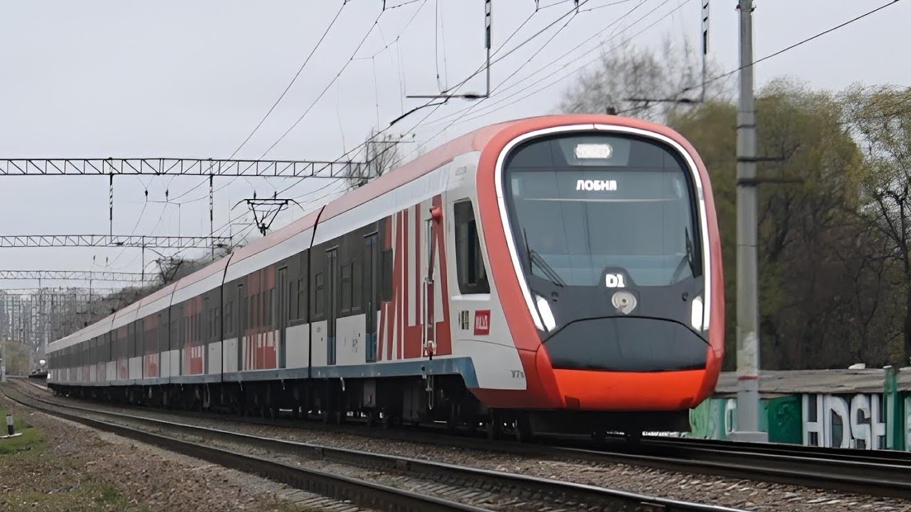 Электропоезд ЭГ2Тв-033 "Иволга 2.0" с сообщением Москва- Лобня. - YouTube