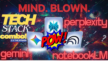NotebookLM - Perplexity - Gemini - AI Combo Power Move | 🔥 TOGETHER = GAME OVER 😱