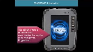 VIAVI (Aeroflex) AvComm 3550/3550R Touch-Screen Radio Test System Introduction