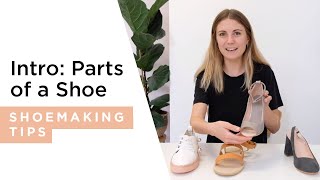 Different parts of a shoe | HANDMADE | Shoemaking Tutorial