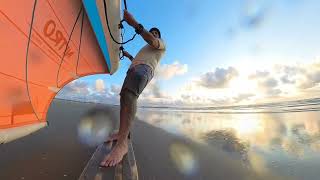 High Speed Up- And Downwind Wingboarding In Hoek Van Holland