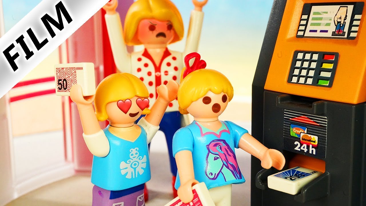 Playmobil Film deutsch HANNAH PLÜNDERT MAMAS KONTO - Wo für braucht sie so viel Geld? Familie Vogel