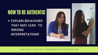How to Be Authentic at Work | Mike Doria Coaching
