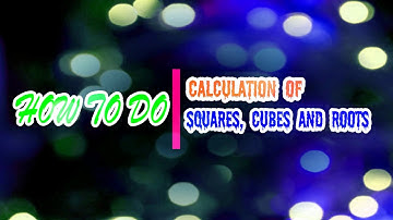 How To Do Calculation Of Squares, Cubes And Their Roots In Visual Basic 6.0