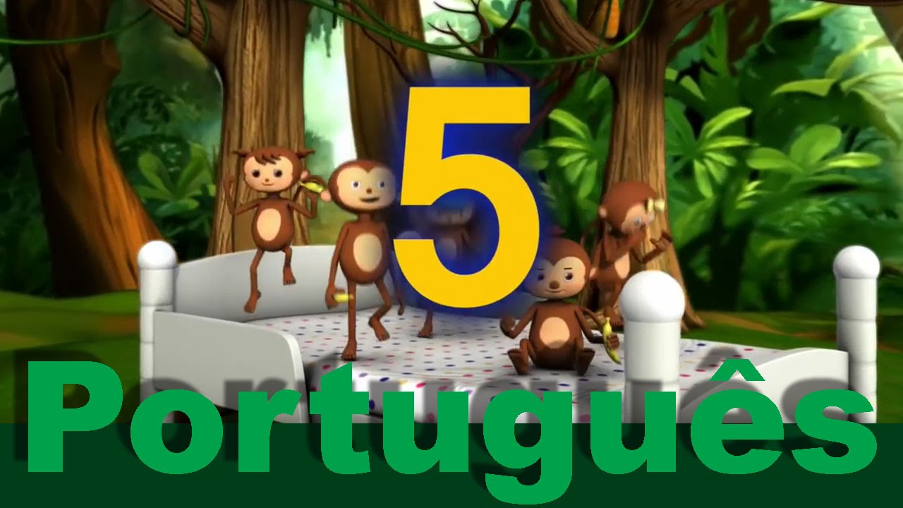 Cinco Macaquinhos | canções infantis | LittleBabyBum