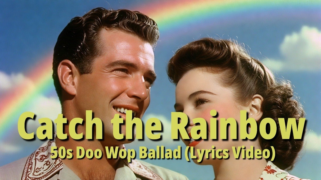 Catch the Rainbow – 1950s Doo Wop Ballad with Lyrics | Timeless Love Song