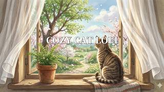 Lazy Spring Window View  📚☕️ | Calm Lofi for Study & Relax