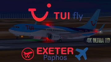 [4K] TUIfly • EXT-PFO | B737-8AS | REAL FLIGHT SIMULATOR