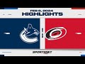 NHL Highlights | Canucks vs. Hurricanes - February 6, 2024