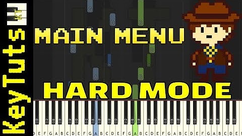 Learn to Play Main Menu 01 from Undertale Yellow - Hard Mode