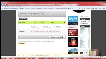 Adding Web Fonts with Dreamweaver CS6   Self Hosting Web Fonts