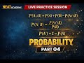 Live Practice Session on Probability | Part 04 | Neat Academy