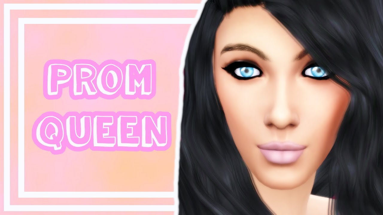 The Sims 4 CAS Prom Queen Collab LittleMissSimmer YouTube