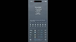 iOS 26 - Weather app screenshot 1