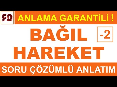 BAĞIL HAREKET -2 [ SORU ÇÖZÜMLÜ ] (ANLAMA GARANTİLİ)