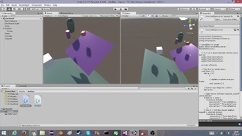 Sıfırdan Unity 2 - Biraz Hareket ve Biraz Renk