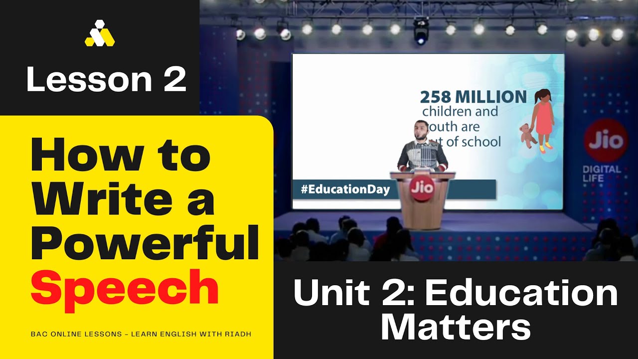 Онлайн-уроки BAC — Раздел 2 — Урок 2: Образование для всех — Часть 3 «Как написать убедительную р...