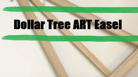 Dollar Tree Art Easel