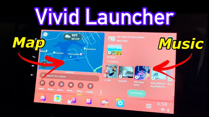 Install and Review Vivid Launcher for Android Head Unit - With Christmas Theme