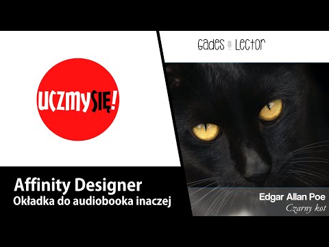 Uczmy się! - Affinity Designer - Okładka do audiobooka inaczej