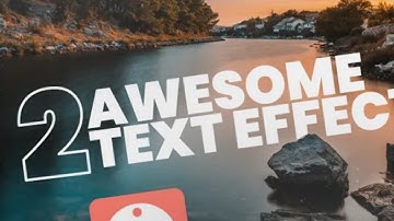 2 amazing text effect | kinemaster editing | kine master trick | ANDROID JP